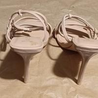 Sandalo donna con tacco color carne n°38