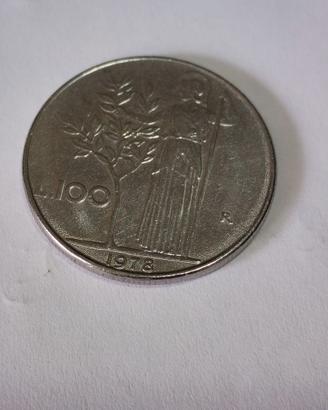 100 lire del 1978