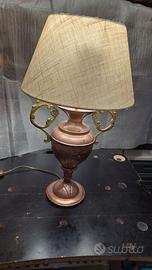 Lampada Vintage in Rame Sbalzato a Mano - 40 cm