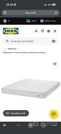 Materasso Ikea 160x200 memory foam