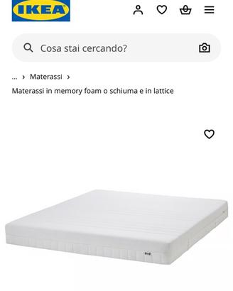 Materasso Ikea 160x200 memory foam