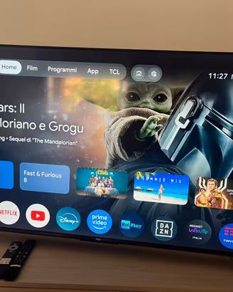Smart TV TCL 50" Google TV + 2 Telecomandi