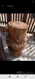 Grande ceppo di legno massello