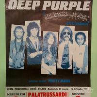 Deep purple tour poster - Milano 1987