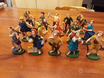 Personaggi Presepe cm. 10 lotto di 15 pezzi