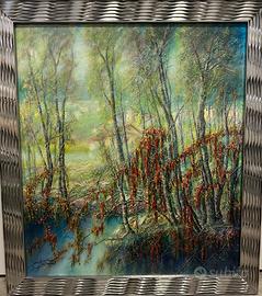 Olio su tela Camozzi con autentica