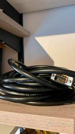 Coppia di cavi da DVI-I (24+5 pin) a VGA, 3 m