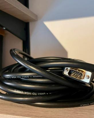 Coppia di cavi da DVI-I (24+5 pin) a VGA, 3 m