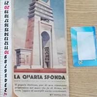 Mappa/cartina La Quarta Sponda, epoca fascista