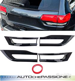 Cornici posteriori nere Jeep Grand Cherokee WK2