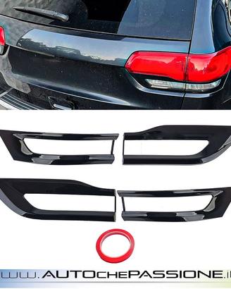 Cornici posteriori nere Jeep Grand Cherokee WK2