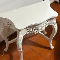 CONSOLLE IN LEGNO DI MANGO IN STILE BAROCCO