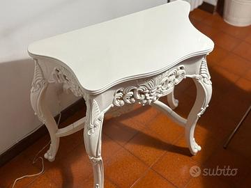 CONSOLLE IN LEGNO DI MANGO IN STILE BAROCCO