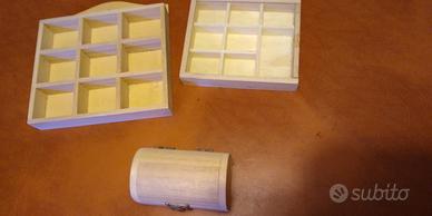 Oggetti in balsa per decoupage