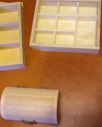 Oggetti in balsa per decoupage