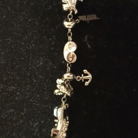 Morellato drops bracciale in acciaio e charms