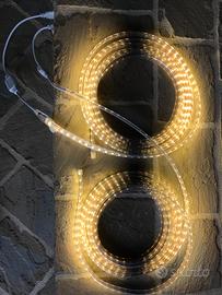 Luci led a tubo nuove 5+4metri