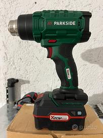 Pistola aria calda parkside con batteria