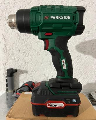 Pistola aria calda parkside con batteria