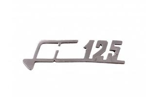 Targhetta in alluminio per scudo anteriore Lambret