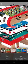 4in1Smoby Biliardino,hockey,biliardo,pingpong