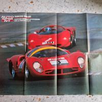 POSTER GIGANTE    FERRARI P2 / P3  CM.81X54
