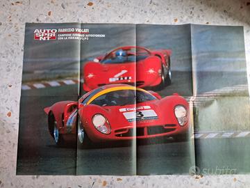 POSTER GIGANTE    FERRARI P2 / P3  CM.81X54