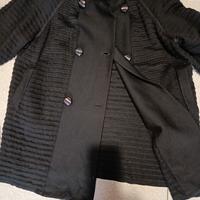 Cappotto a maglia 100/100 lana colore nero 