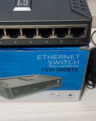 Switch Fast Ethernet -   FSW-0808TX  Level One
