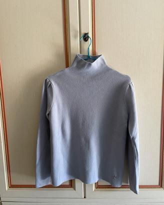 Maglioncino Pullover Griffai Celeste Donna
