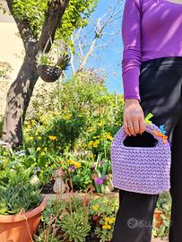 Borsa Crochet Viola