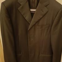 giacca nera canali con gilet taglia 46