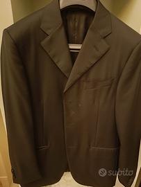 giacca nera canali con gilet taglia 46