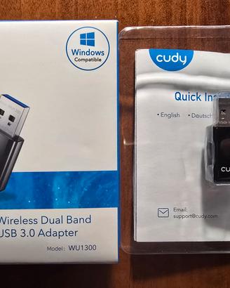 Cudy WU1300 Adattatore USB WiFi AC 1300Mbps 