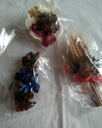 Spighe portafortuna e ghirlanda decorativa 