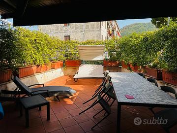 Soluzione su piu' livelli con terrazzi