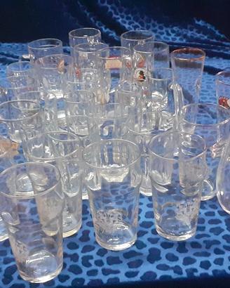 bicchieri vintage tutti i modelli da collezione 