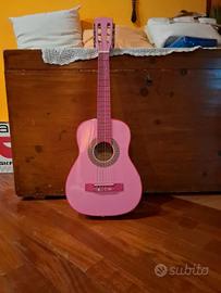 Chitarra rosa per bambini