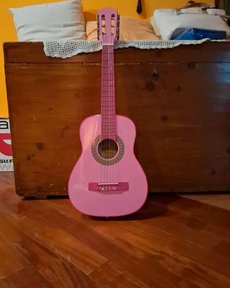 Chitarra rosa per bambini