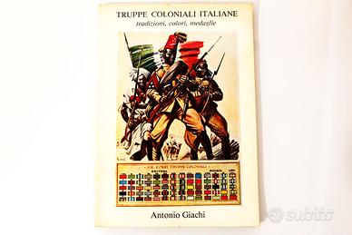 Truppe Coloniali Italiane Con Dedica Firma Raro