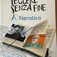 Libro di testo scolastico "Leggere senza fine"