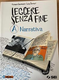 Libro di testo scolastico "Leggere senza fine"