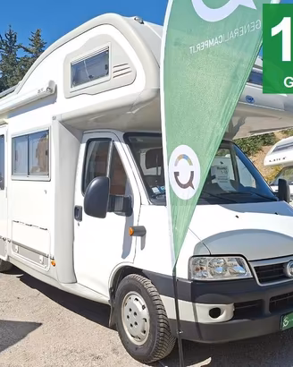 CAMPER ARCA DUCATO MANSARDATO 7 POSTI DINETTE LETT