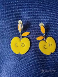 orecchini vintage anni 90 di Christian Dior 