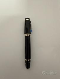 Penna stilografica montblanc bohem noir con gemma
