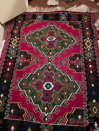 Tappeto kilim turco vecchia manifattura