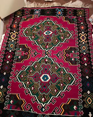 Tappeto kilim turco vecchia manifattura