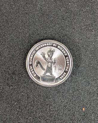  3 monete commemorative olimpiadi Milano cortina 2