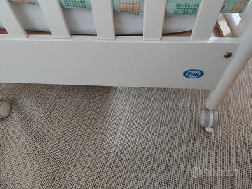 Lettino Pali Ciak Bianco comprensivo di Materasso