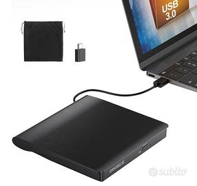 Masterizzatore DVD Esterno, USB 3.0 Type-C CD/DVD 